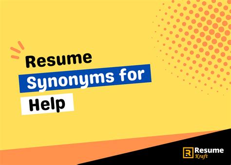 synonym for support resume.